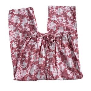 Old Navy Women’s XS Pink White Tie-Dye Drawstring Pants